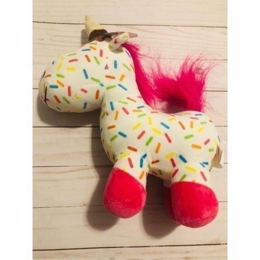 Peek a Boo toys pink candy sprinkles unicorn 10”x10”
